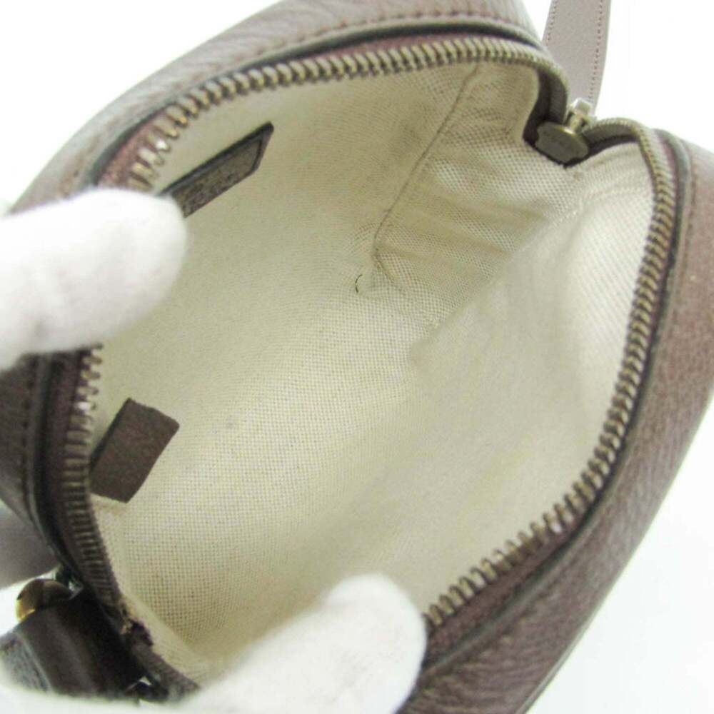 GUCCI Authentic Brown Leather Shoulder Bag - Picture 3 of 14
